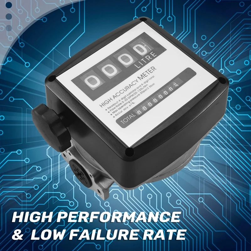 Механический указатель уровня топлива 4-значный расход механический расходомер