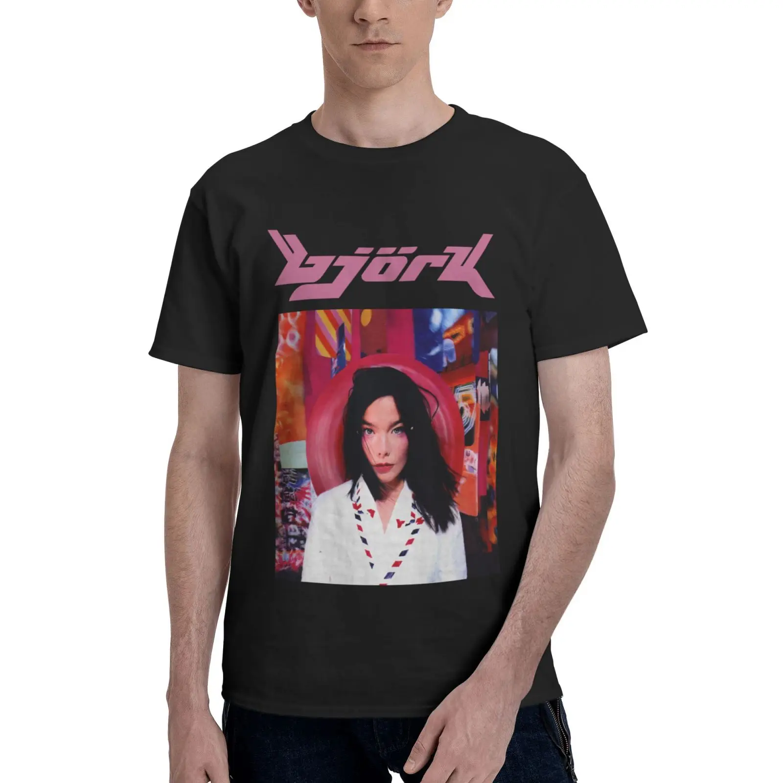 

Bjork 1996 Post Tour Rare Re Men T-Shirt Manga Blouse Oversize Women's T-Shirt Couples T-Shirt Tshirts For Men Tshirts For Men