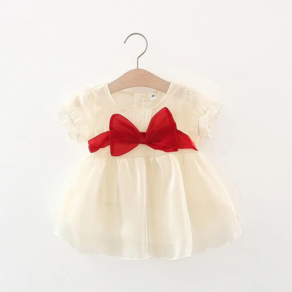 

Летнее платье для маленьких девочек, одежда, однотонное платье с большим бантом, одежда для маленьких девочек на день рождения, вечерние пла...