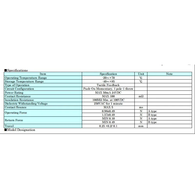 Импортированный из Японии тактильный переключатель 6*6*4 3 Прямая Вставка 4 фута