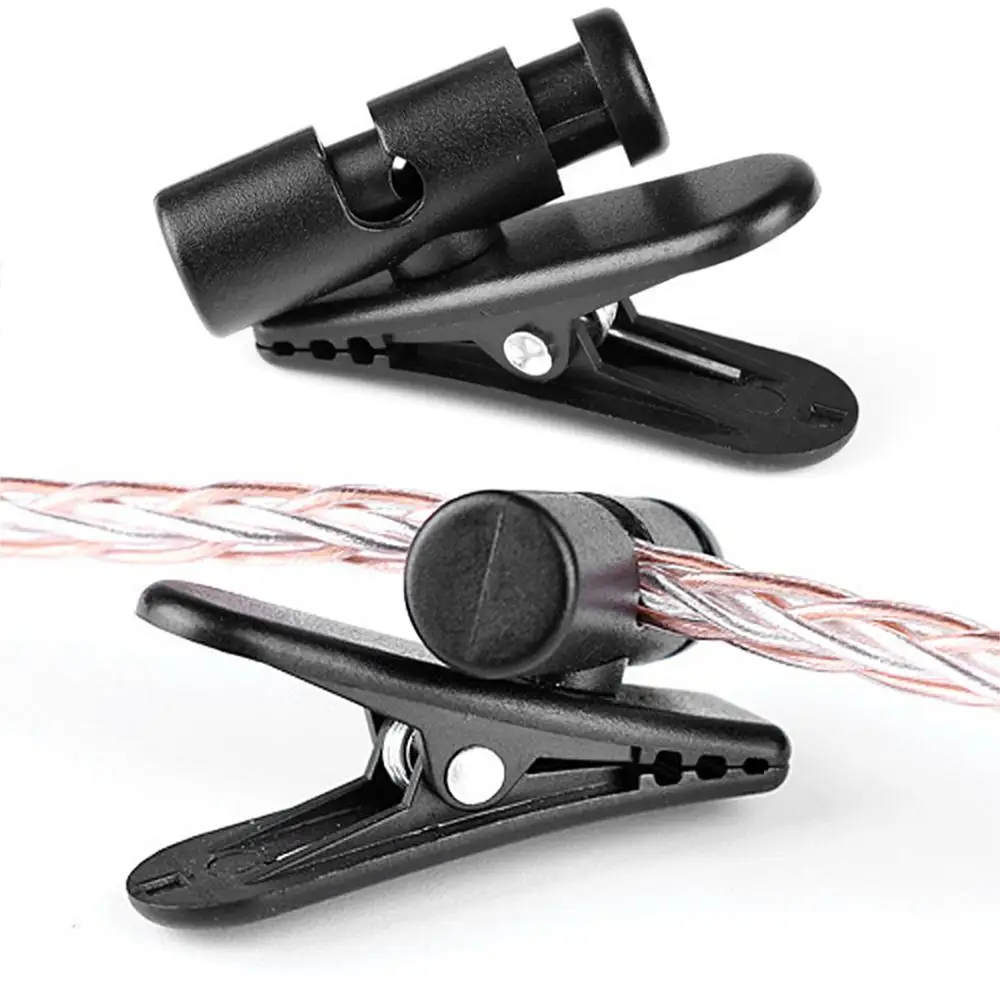 

1 Pcs 360 Degree Rotatable Headphone Headphone Earphone Cable Cord Wire Lapel Collar Clip Nip Holder Mount Clamp Clips Earphone