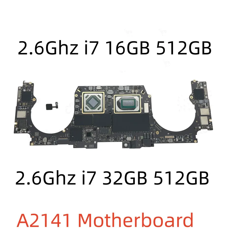 

A2141 original motherboard for MacBook Pro Retina logic card a2141 16 inch with touch ID-01700-a Core i7 i9 2019