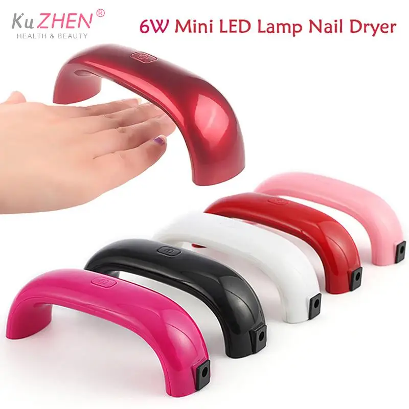 

6W Mini LED Lamp Nail Dryer Charging Portable USB Cable Gel UV Nail Polish Rainbow Lamp For Nail Art Tools For Home 3 Lamp Beads