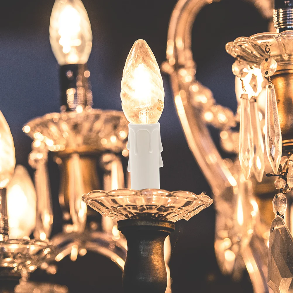 20 шт. каплевидные пластиковые рукава держатели для розеток чехлы люстр