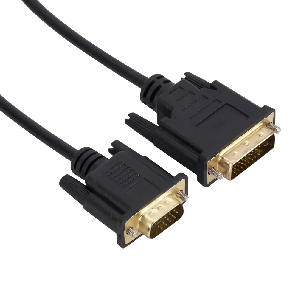 15-контактный кабель VGA Dvi 24 + 1 для Vga видеоконвертер Кабель-адаптер м/2 м/3 м