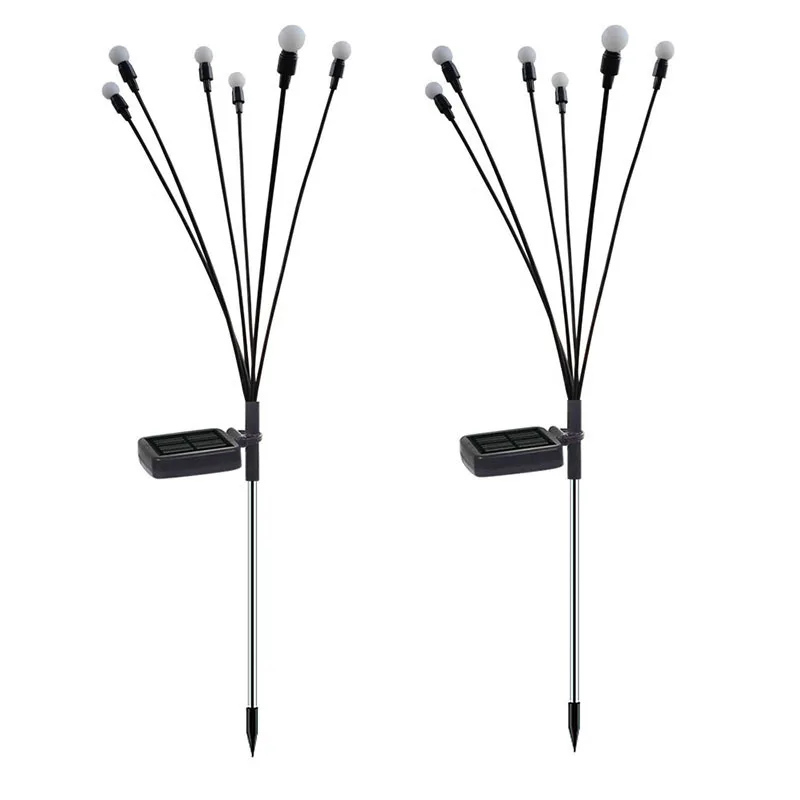 

2Pcs 50%off Solar Led Outdoor Garden Decoration Landscape Fireworks Fireflys Lights Garden Lighting Lawn Garden Decoration