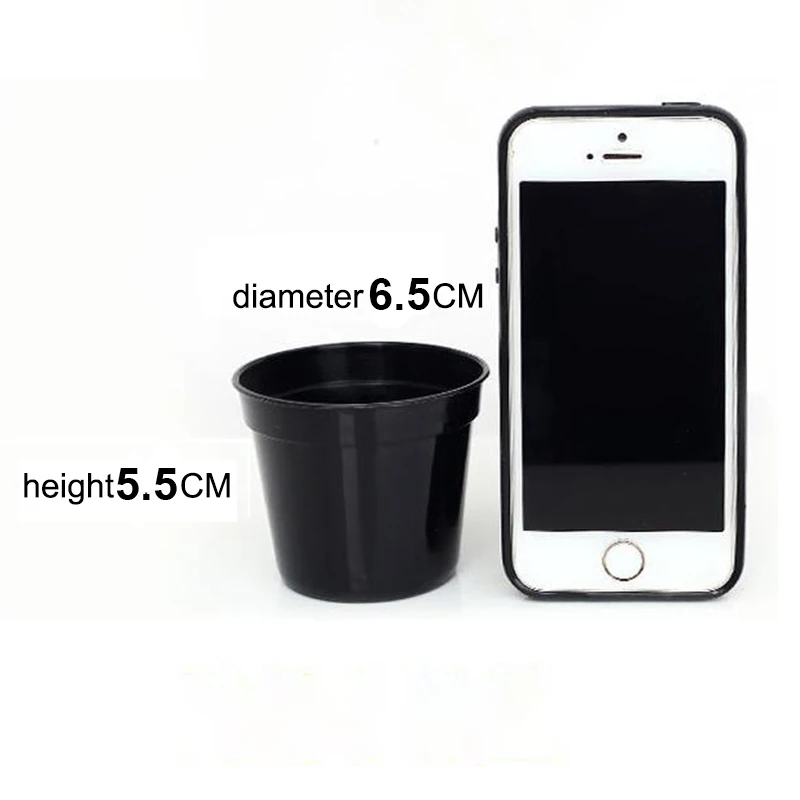 Маленький пластиковый круглый цветочный горшок украшение для дома и офиса