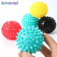 1pc pet dog toy cat rubber ball puppy toy teeth cleaning tpr training pet chewing toy balls interactive training dog accessories