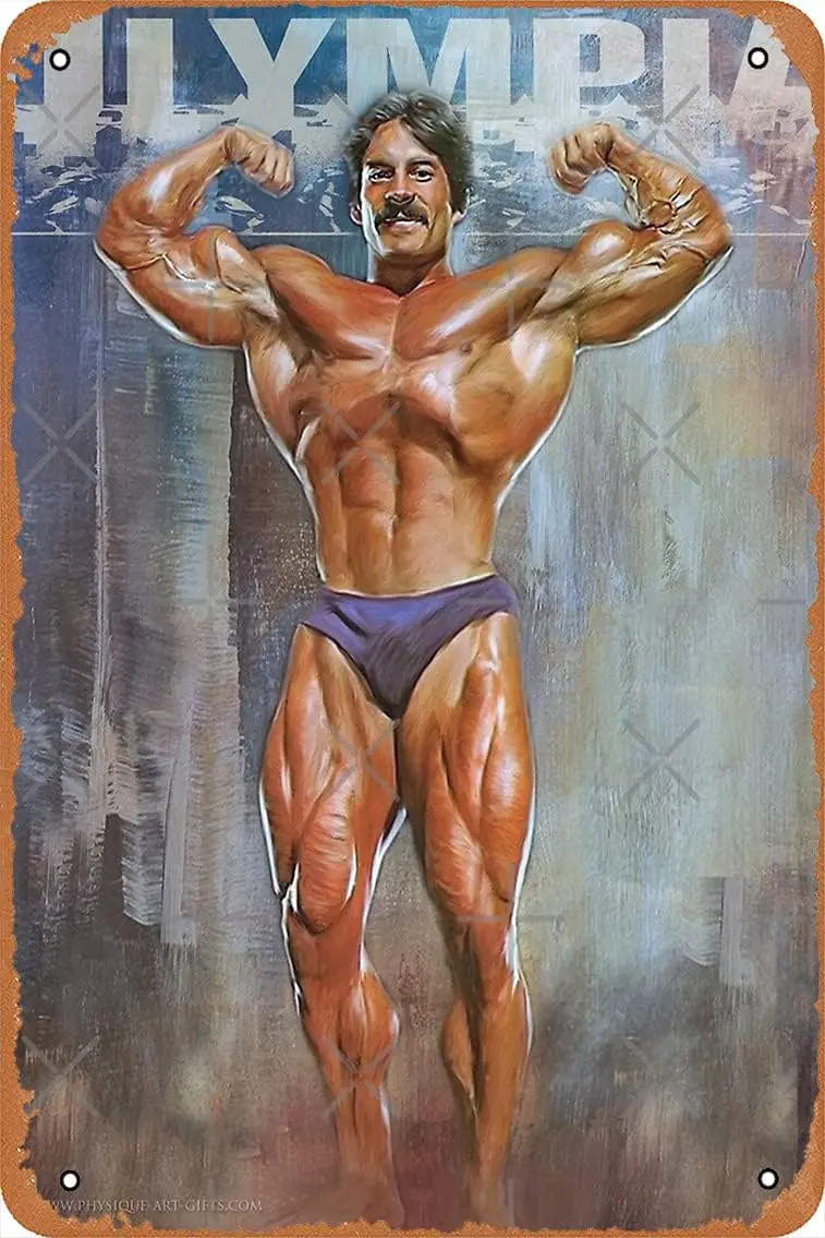 Художественный постер niumwang Mike Mentzer Mr Universe для бодибилдинга металлический