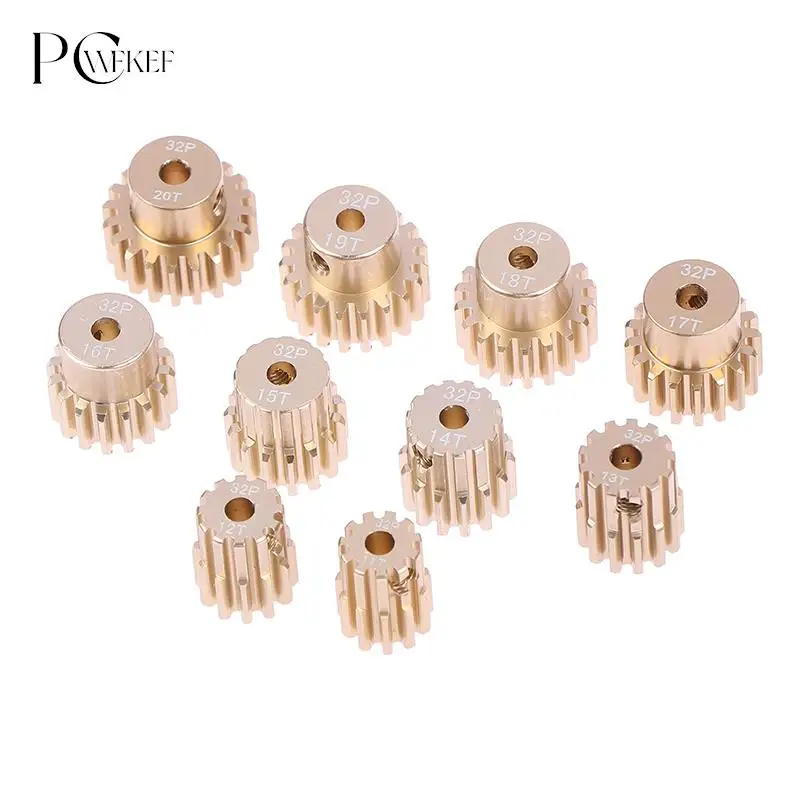 

INJORA Harden 7075 Mental 3.17mm M0.8 32P Motor Gear Pinion For 1/10 1/8 RC Car