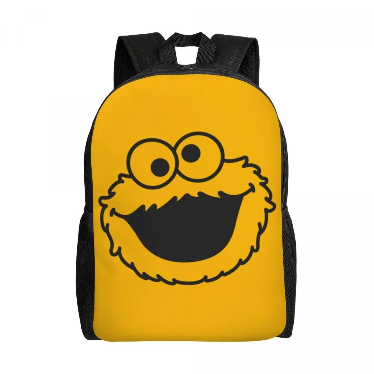 

Cartoon Cookie Monster Elmo Travel Backpack Women Men School Computer Bookbag Sesame Street College Student Daypack Bags