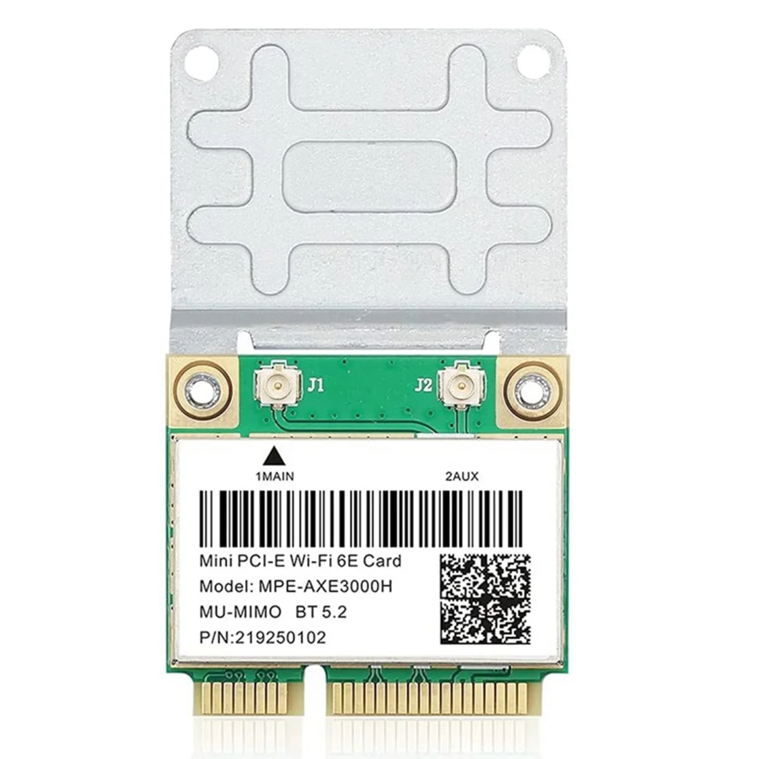 

Беспроводная карта 5374 Мбит/с, Wi-Fi 6E, AX210 Mini PCIE, Wi-Fi Карта Bluetooth 5,2 802.11AX 2,4G/MPE-AXE3000H/6 ГГц Wlan Wi-Fi карта