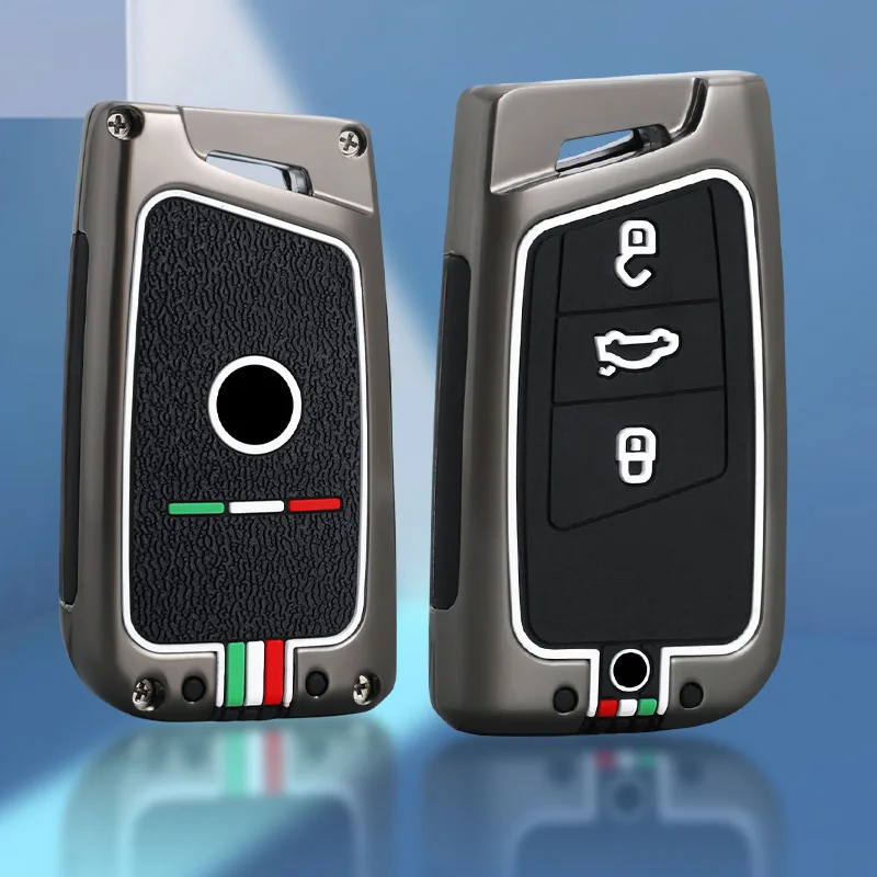

Чехол для автомобильного ключа для Volkswagen Vw Magotan B8 Wei Lan Polo 9n Golf 4 3 5 6 6r 7 Mk7 Mk4 Passat B5 B6 B8 B7 Touran Bora с логотипом