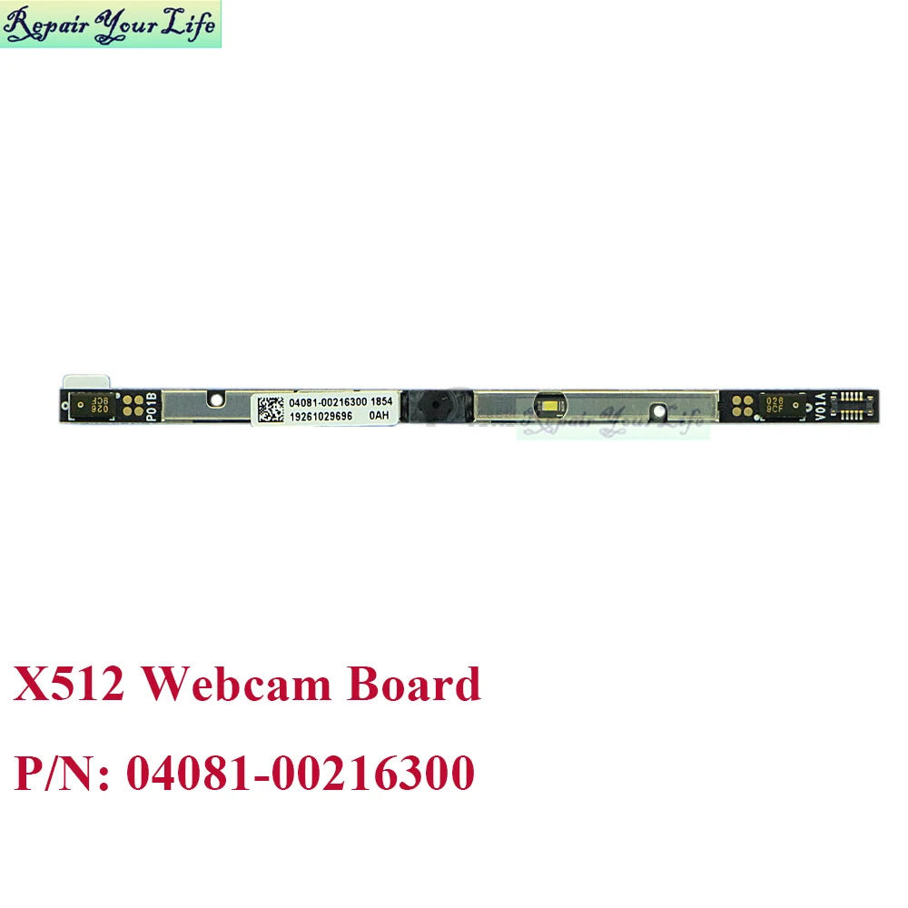 Купи Laptop internal Built-in Webcam Camera Board For ASUS Vivibook X512 X412 X420 X512FA X512UA UB HD FIX 3.3v Camera 04081-00216300 за 1,200 рублей в магазине AliExpress