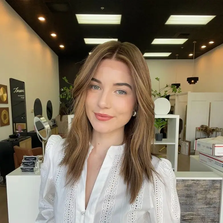 Короткая волна Боб Ombre Блондинка Коричневый Свободные волны Парик фронта шнурка