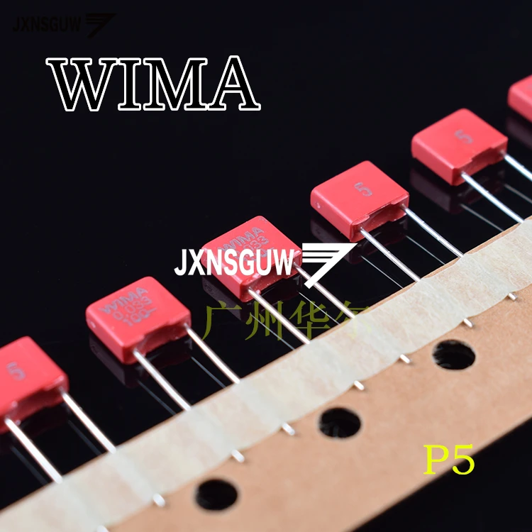 10PCS Germany WIMA MKS2 5MM 1NF 2.2NF 10NF 15NF 22NF 27NF 33NF 39NF 47NF 68NF 100NF 150NF 220NF 330NF 470NF 680NF 100V 63V 104