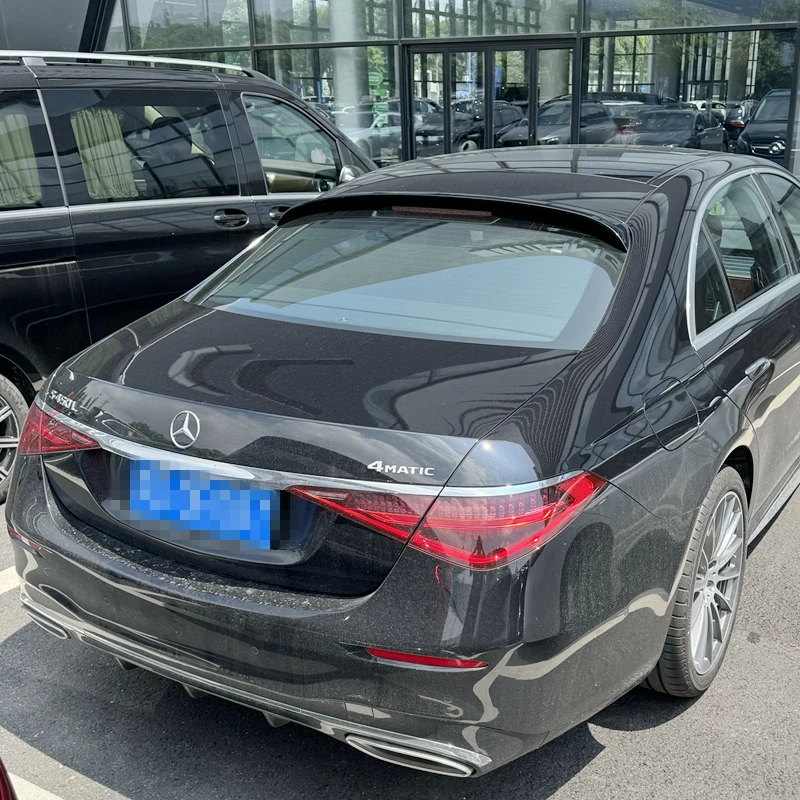 Глянцевый черный автомобильный аксессуар из АБС-пластика для Benz W223 S Class S350 S400 S450