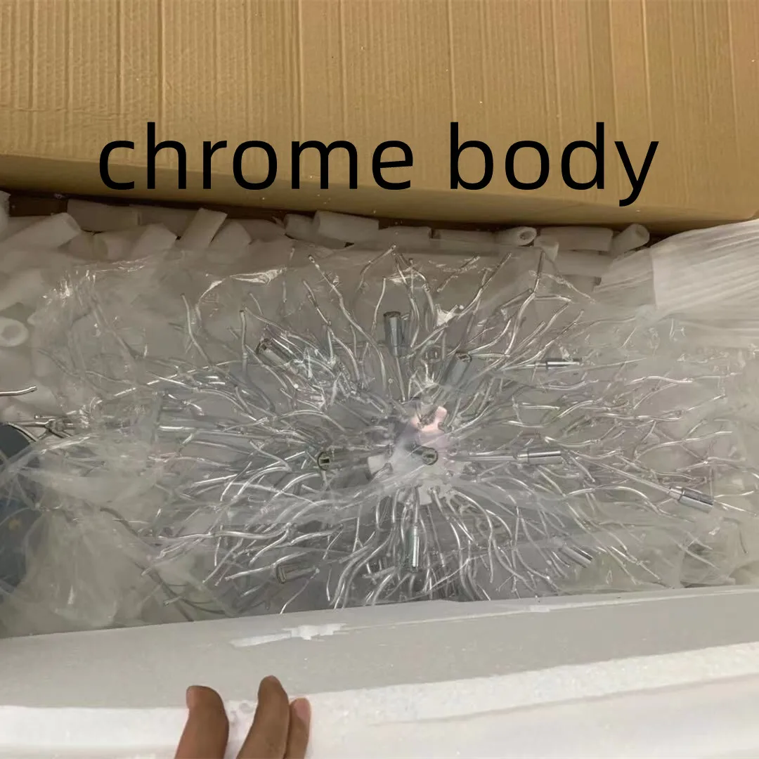 Luxury Crystal Ceiling Chandelier Lighting Water Drop Led Pendant Lamp Living Room Decor Villa Tree Branch Suspension Luminaire