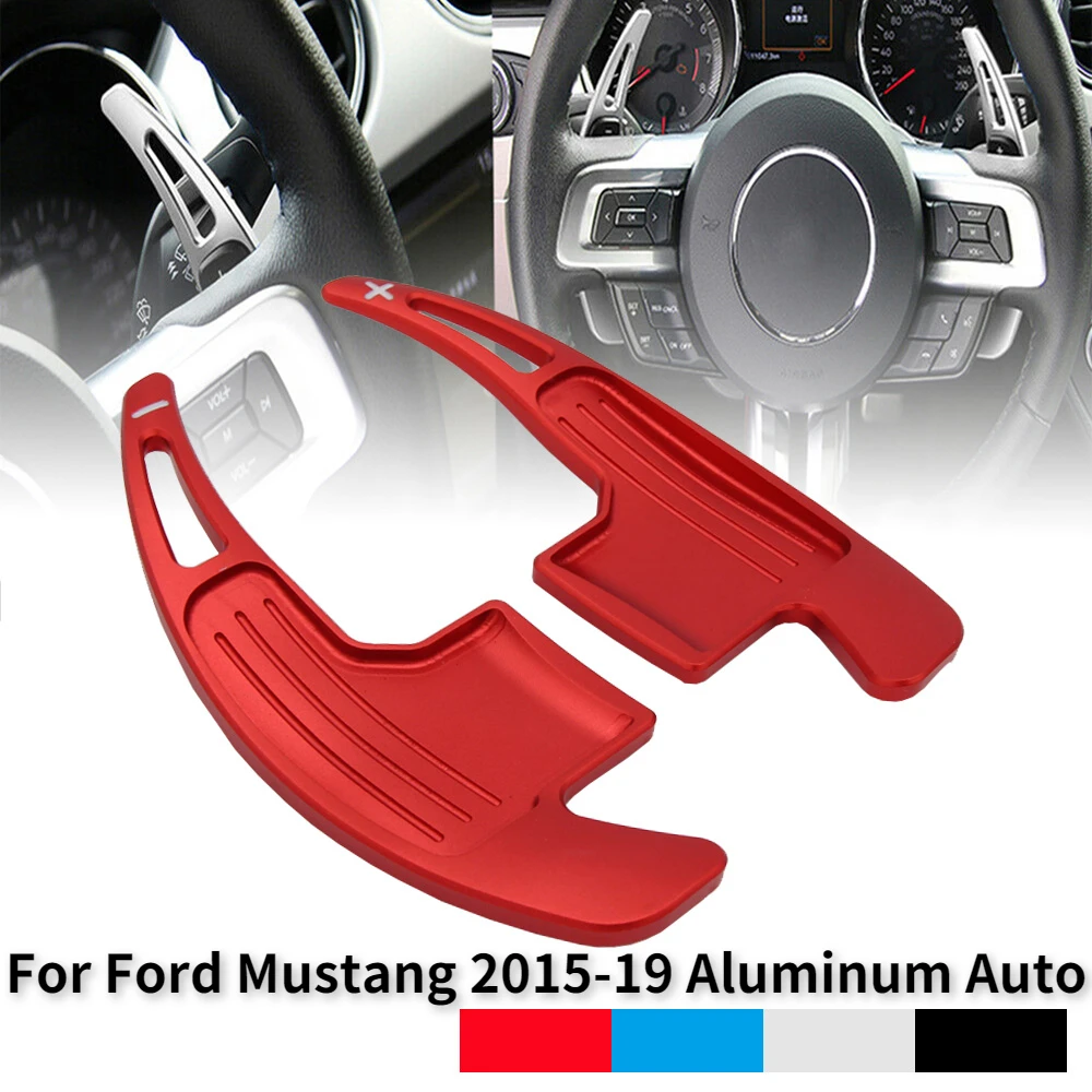 

Лепестковый рычаг переключения передач для Ford Mustang 2015, 2016, 2017, 2018, 2019, алюминиевый, автомобильный