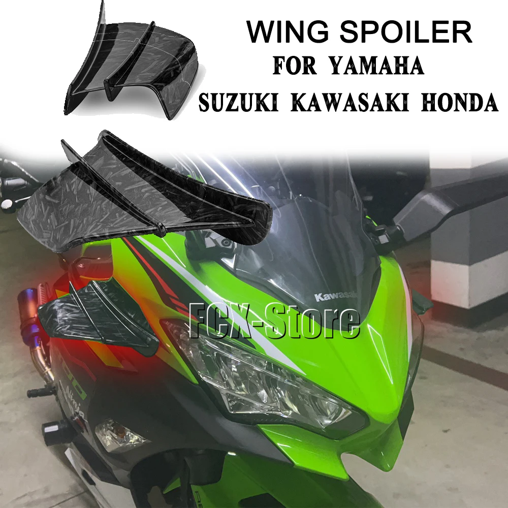 

Универсальный мотоциклетный воздушный спойлер Winglet для Yamaha Suzuki Kawasaki Honda Yamaha BMW Aprilia Ducati TRIUMPH