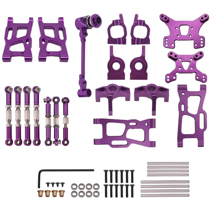 

-Поворотный рычаг на руль, амортизационная башня для Wltoys 144001 1/14 124019 1/12