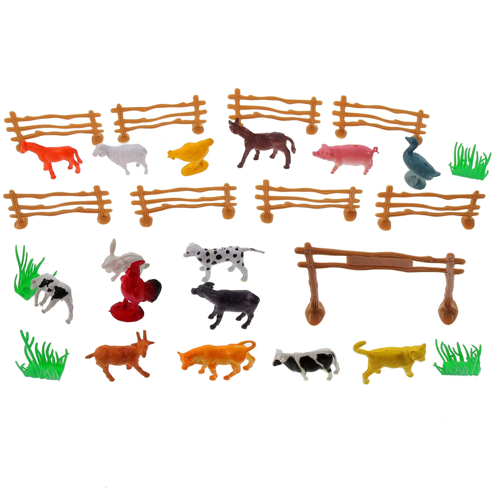 

Toys Boys Playing House Mini Animal Plaything Farmhouse Kit Miniature Figurines Plastic Figures Child Educational