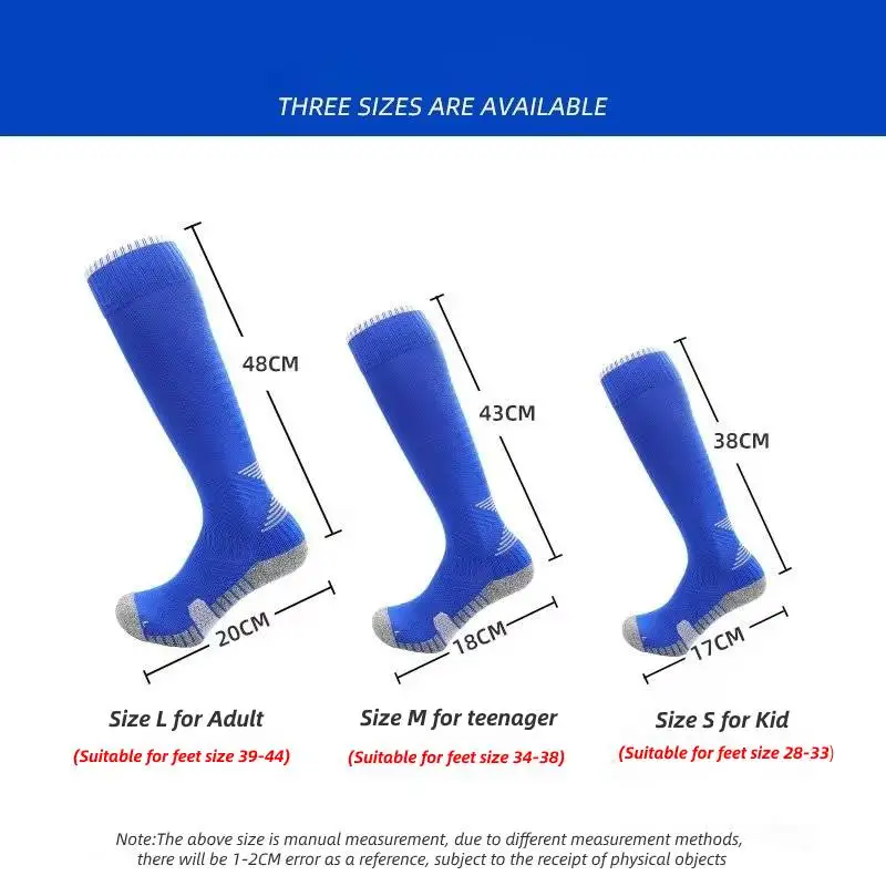 Non Slip Football Socks Mens Friction Gasket Tube Running Ice Snow Hiking Sports Over Knee Stockings Basketball Socks