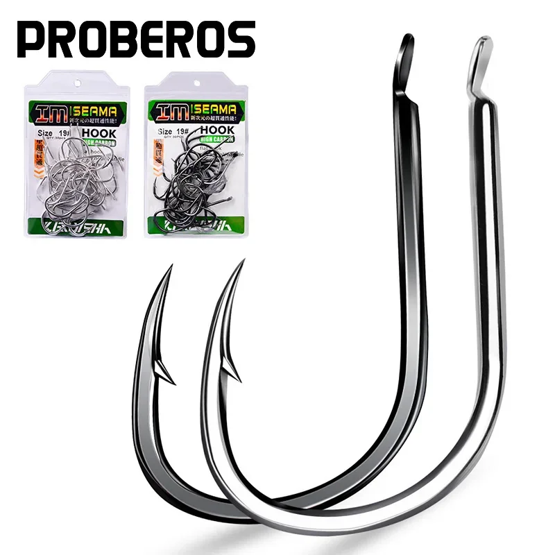 30 шт. рыболовные крючки из высокоуглеродистой стали 11 #-20 #