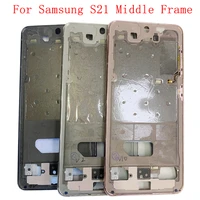 middle frame lcd bezel plate chassis housing for samsung s21 s21 s21 ultra phone metal middle frame repair parts