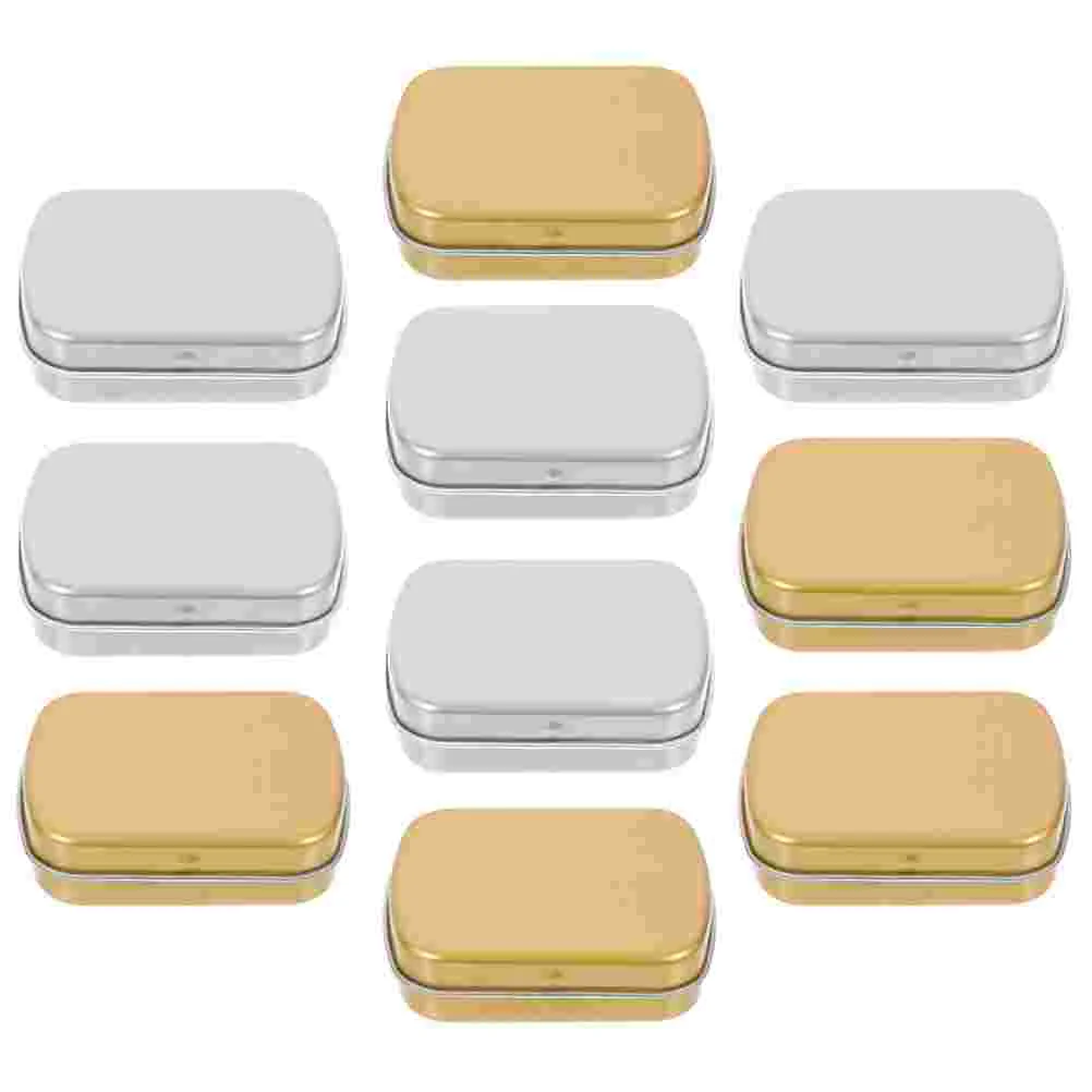 10 шт. жестяная коробка банки для хранения конфет банка маленький железный