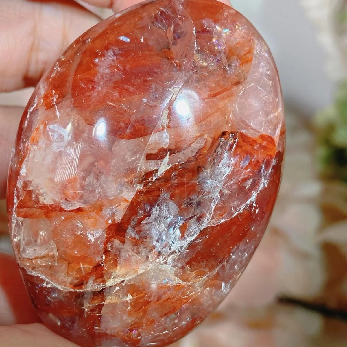 

Кристал Хола огненный кварцевый пальмовый камень