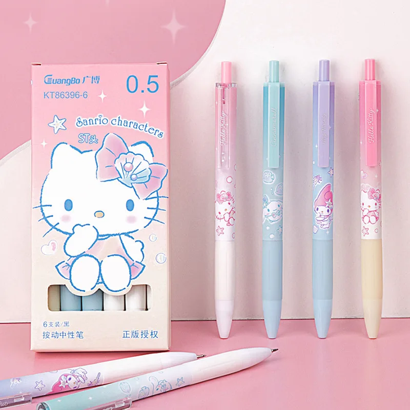 

Ручка Sanrio с гелевыми чернилами, 0,5 мм, 6 шт.