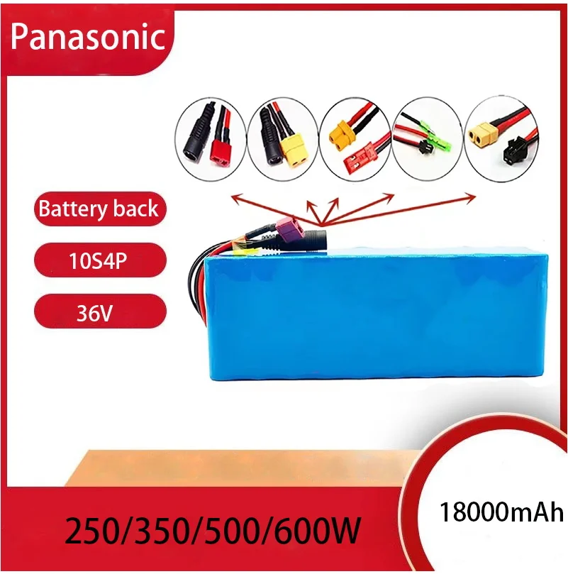 

Panasonic Originele 36V Batterij 10S4P 12Ah Batterij 1000W High Power Batterij 42V 18000Mah Ebike Elektrische bike Bms