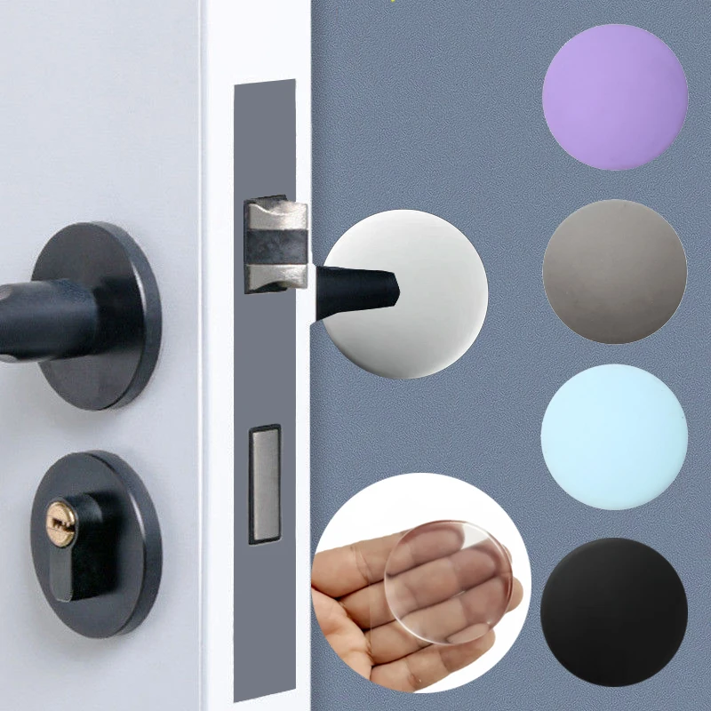 

Door Stop Silicone Stopper Door Mute Porte Pad Door Stopper Silicon Rubber Hardware Bumper Soft Anti-Collision Wall Bumper 2022