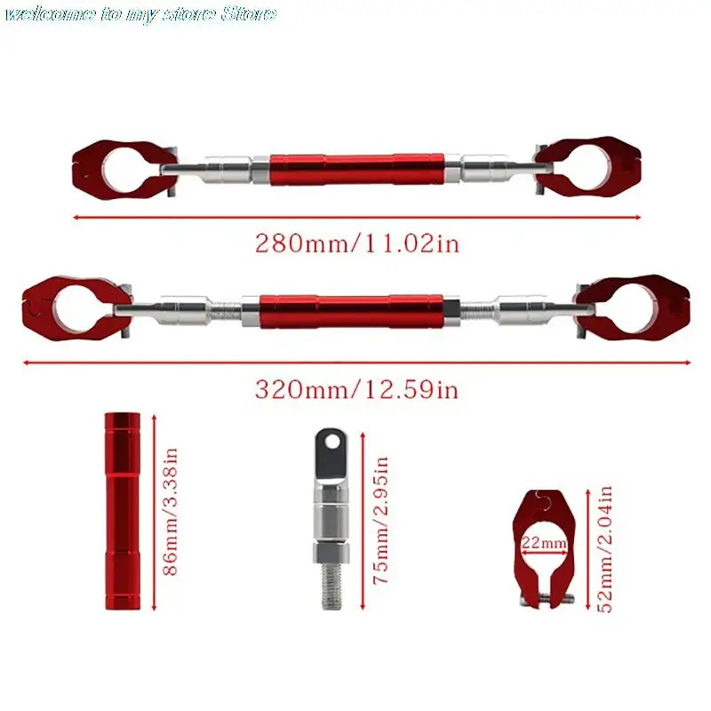 

CNC алюминиевый руль мотоцикла усиление баланса поперечная перекладина усиление рычага Регулируемая Универсальная