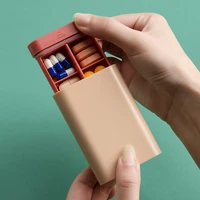1pcs fashion portable simple style pill box tablet pillbox dispenser medicine boxes dispensing medical kit organizer
