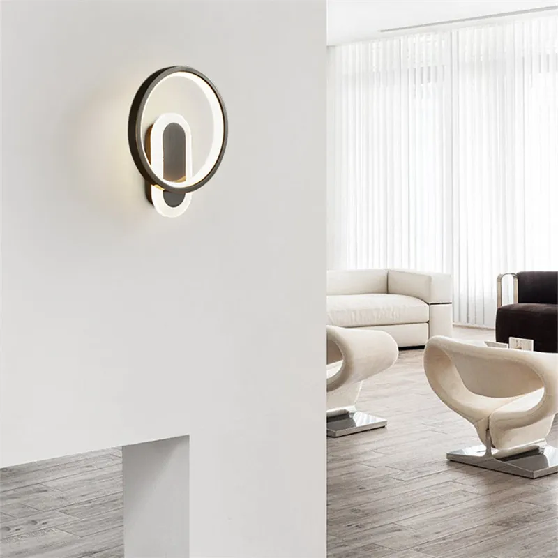 Современная Золотая латунная лампа прикроватной лампы 3 цвета просто роскошный