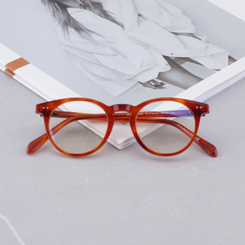 Очки Sir O Malley круглые очки женские винтажные ацетатные оправы небольшого размера