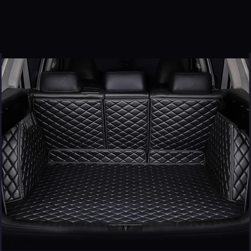 

HeXinYan Custom Car Trunk Mat for BYD all models E2 E3 E5 E6 F0 F3 S2 S6 S7 Yuan PLUS PRO TANG SONG MAX 07 Han Auto Cargo Liner