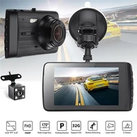 car dvr full hd 1080p dual lens rear view dash cam video recorder vehicle camera parking monitor motion detector night vision
