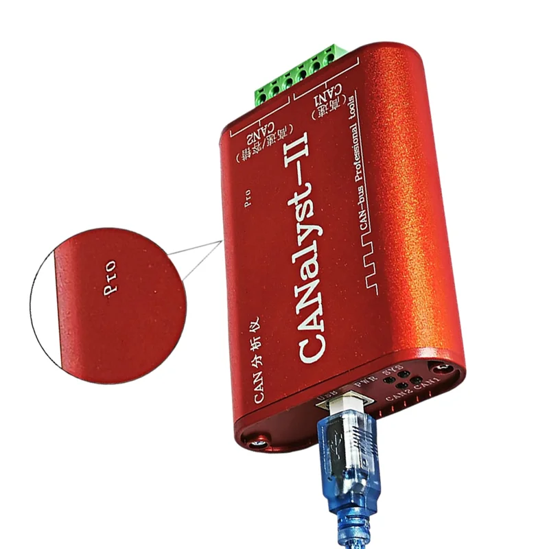Фото Y45A-Smart CAN-анализатор Canalyst-IIPRO USBCAN-2 Отладочная карта Протокол Canopen Двухканальный Поддержка ZLG USB для CAN Usbalyst-II №2