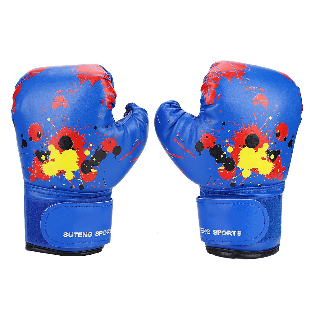 

Baby Girls Boys Children Boxing Gloves Punch Training Kids Fight Mitts (blue)