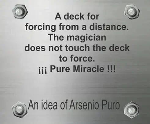 Pure Miracle от Mago Larry - Фокусы