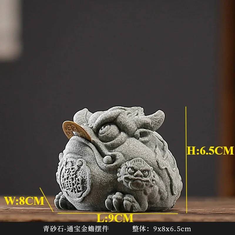 

Керамическая фигурка золотая жаба JINGDE CERAMICS