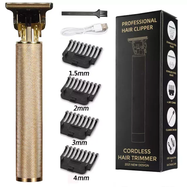 

NEW2023 New in USB Hair Cutting Professional Beard Trimmer Machine Rechargeable New Hair Clipper Man Shaver Trimmer For Men Bar