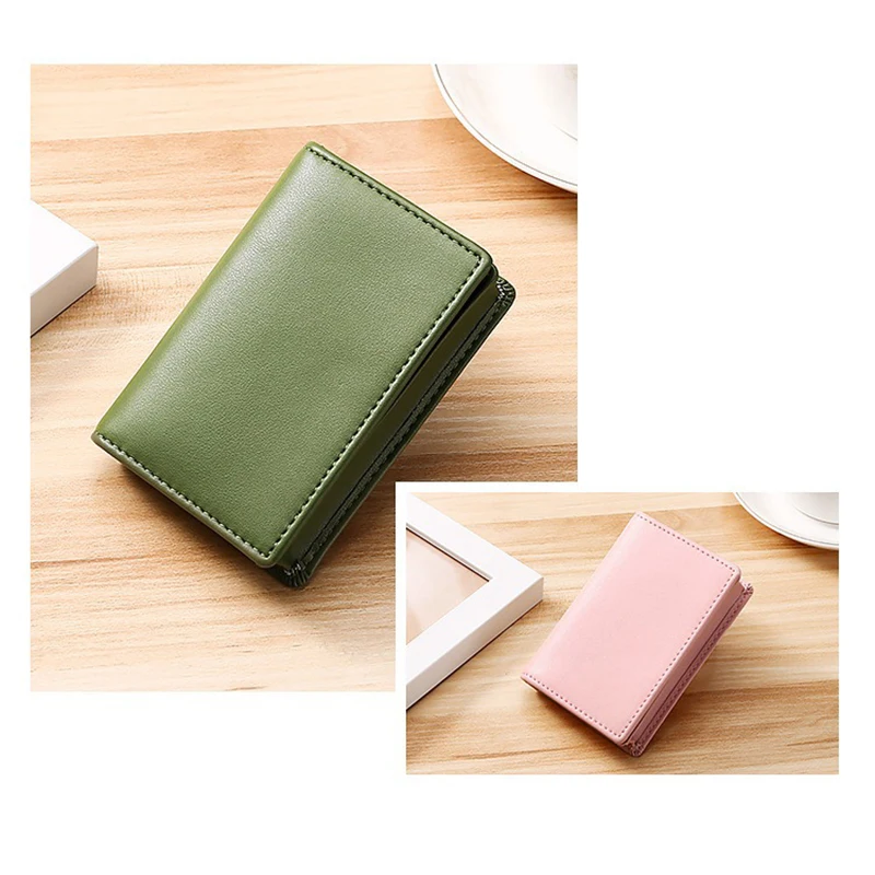 New Arrival Cowhide Bag Leather Custom Logo Women's Coins Wallet Men's Business Purse Solid Color Classic Bags Card Case Holders
