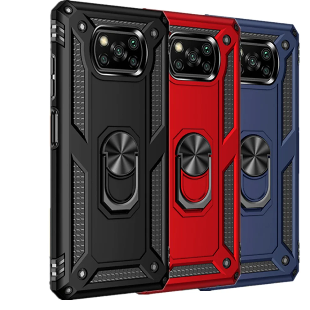 

Poco X3 Pro Case For Xiaomi Mi Poco X3 NFC X3Pro X3 X2 GT Capa Armor Shockproof Cover For Mi POCO M4 M3 Pro F3 F2 F2 Pro Funda