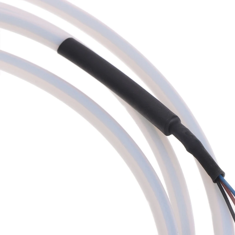 

M6CF 2M PTFE PT100 RTD 3 Wire Temperature Sensor Oil Waterproof Anti-corrosion