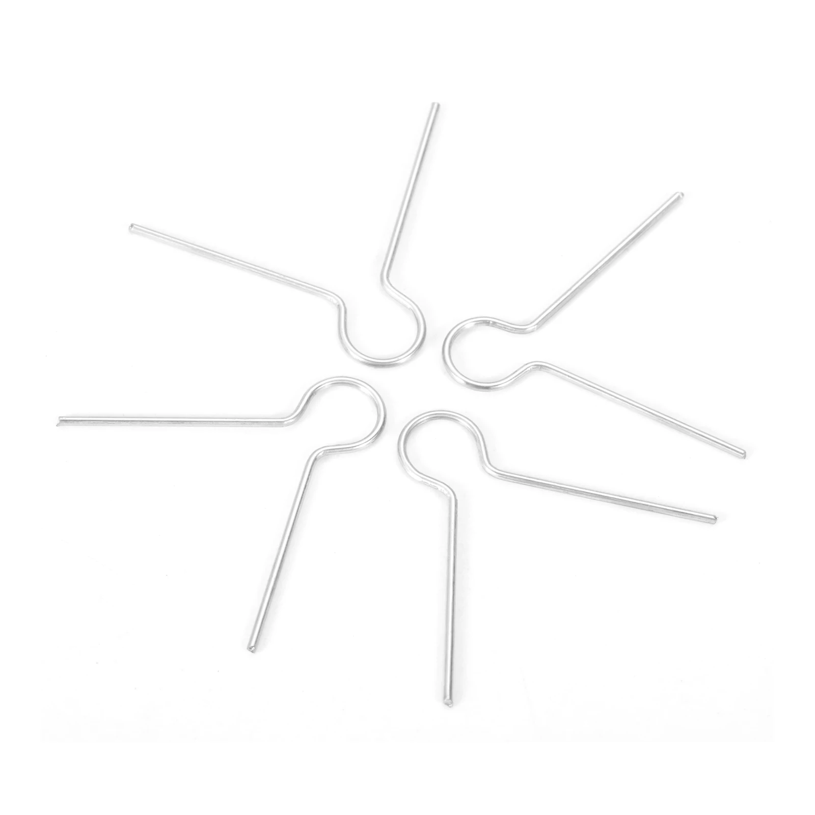 

50Pc Christmas Ornament Metal Hooks Christmas Hangers Porcelain Ceramic Glass Christmas Ornament for Christmas DIY Decor 28*22mm