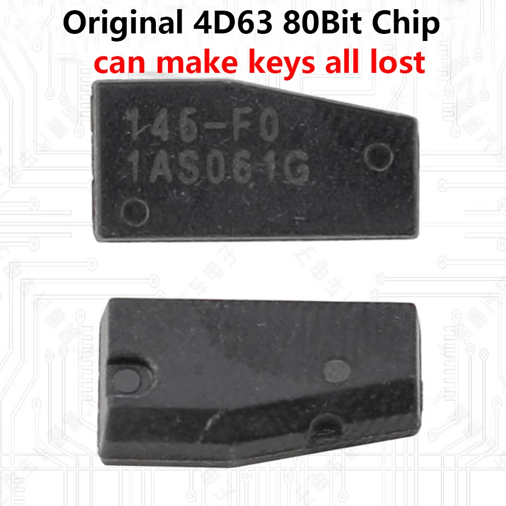 JMCKJ 10PCS Original 4D63 80bit Blank Ceramic Transponder Chip Can Make Keys All Lost For Ford Mazda Lincoln Car Key